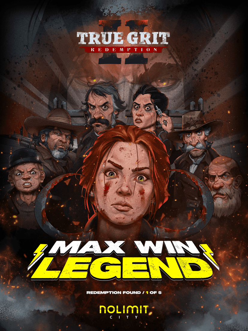 Max Win Legend Poster for True Grit Redemption 2